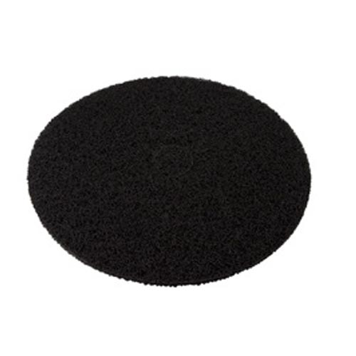 Round Stripping Pad - Black - 20" - 5/CS