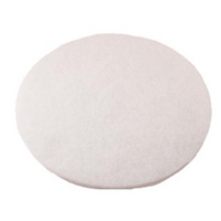 Round Polishing Pad - White - 20" - 5/CS