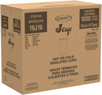 16OZ - Dart - Foam Cup - CS/1,000