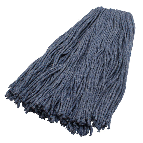 #24 - Blue Blended Cut End - 4 Ply w / White Mop Tape - 12 / CS