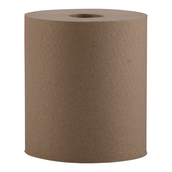 Hardwound Paper Towel - Kraft - 1 Ply - 600 FT/RL - 12 RL/CS