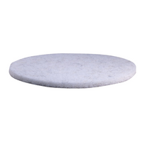 Round Burnishing Pad - Natural Blend - Light Hair - 20" - 5/CS